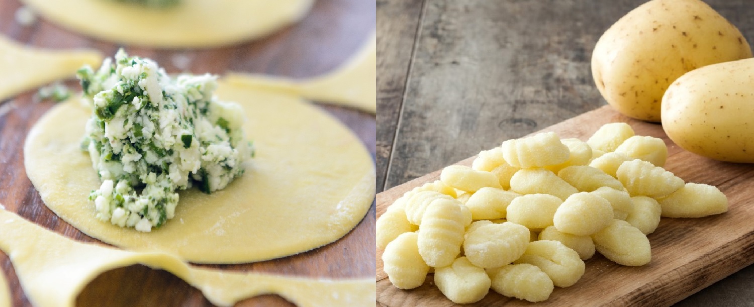 Le farine precotte nei ripieni e gnocchi di patate